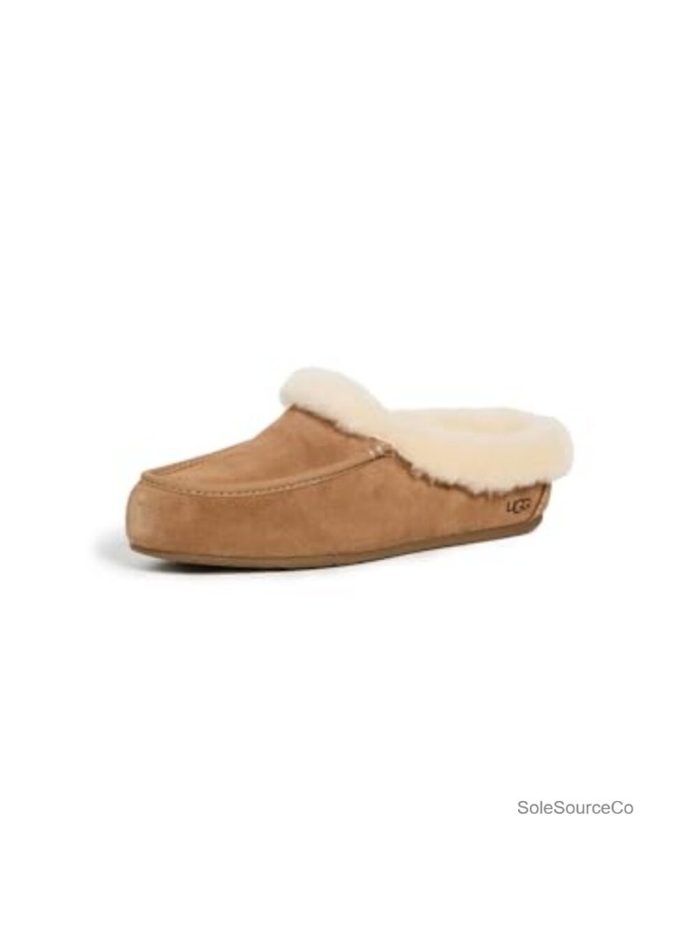 Suede Ansley Mule Sheepskin Lined Slipper Comfortable House Slip On